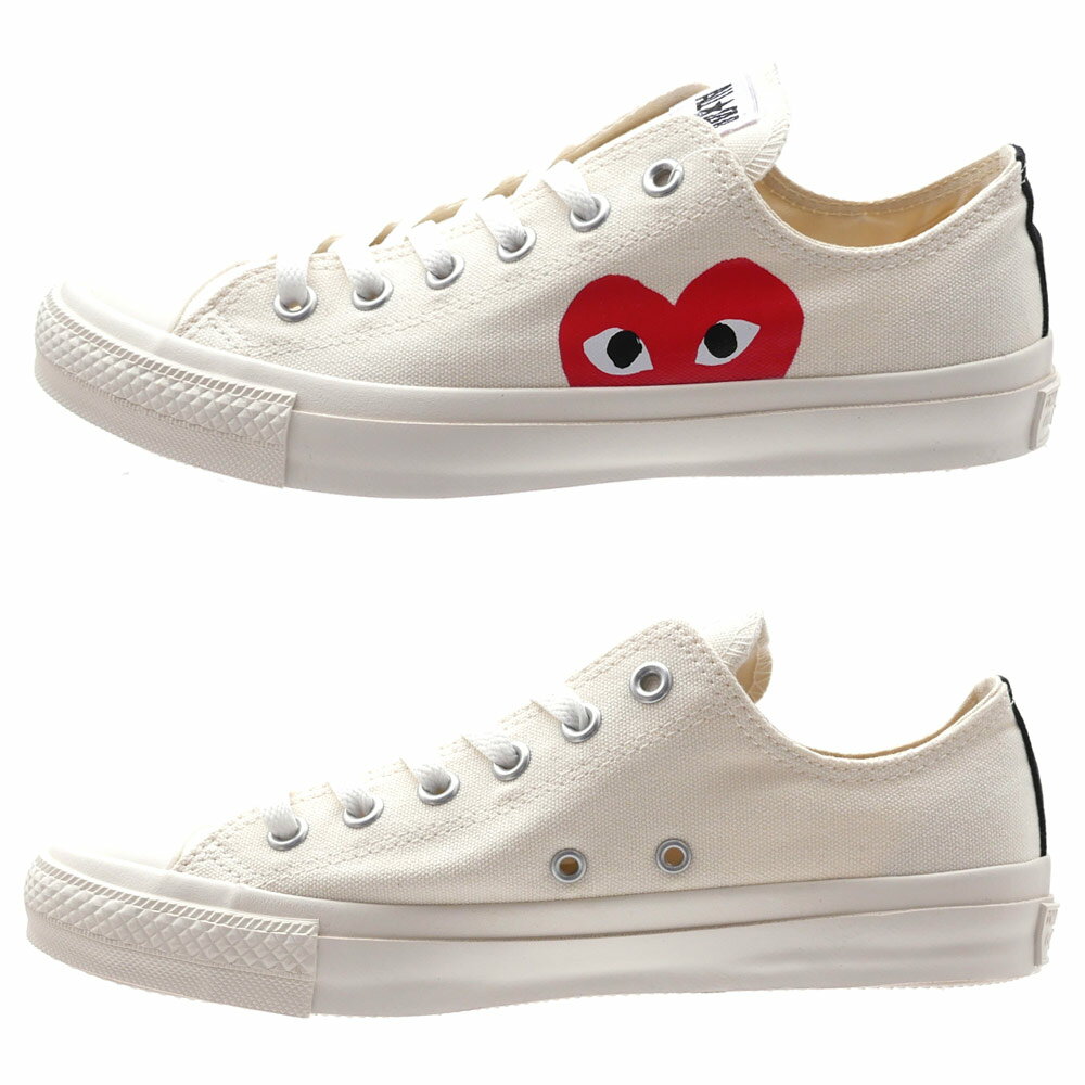 新品 プレイ コムデギャルソン PLAY COMME des GARCONS x コンバース CONVERSE ALL STAR OX PCDG オールスター スニーカー WHITE ホワイト 白 メンズ レディース 新作 フットウェア 39ショップ