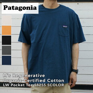 新品 パタゴニア Patagonia M's Regenerative Organic Certified Cotton LW Pocket Tee リジェネラティブ オーガニック サーティファイド コットン ライトウェイト ポケット Tシャツ 53255 メンズ レディース アウトドア キャンプ 新作 半袖Tシャツ 39ショップ