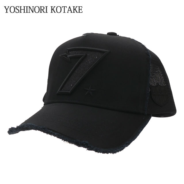 正規品 本物保証 新品 ヨシノリコタケ YOSHINORI KOTAKE LAME 7LOGO MESH CAP キャップ BLACK ブラック 黒 メンズ レディース ヘッドウェア