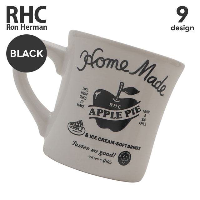 マグカップ メンズ 【数量限定特別価格】 新品 ロンハーマン RHC Ron Herman AMERICAN FOODS アメリカンフーズ Mug Cup マグカップ BLACK ブラック 黒 メンズ レディース 290005746011～290005754011 グッズ