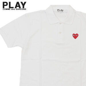 ʡʪݾ  ץ쥤 ǥ륽 PLAY COMME des GARCONS MENS RED HEART POLO SHIRT ݥ WHITExRED  TOPS