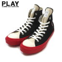 正規品 本物保証 新品 プレイ コムデギャルソン PLAY COMME des GARCONS x コンバース CONVERSE ALL STAR HI PCDG オールスター スニーカー BLACK ブラック 黒 メンズ レディース フットウェア