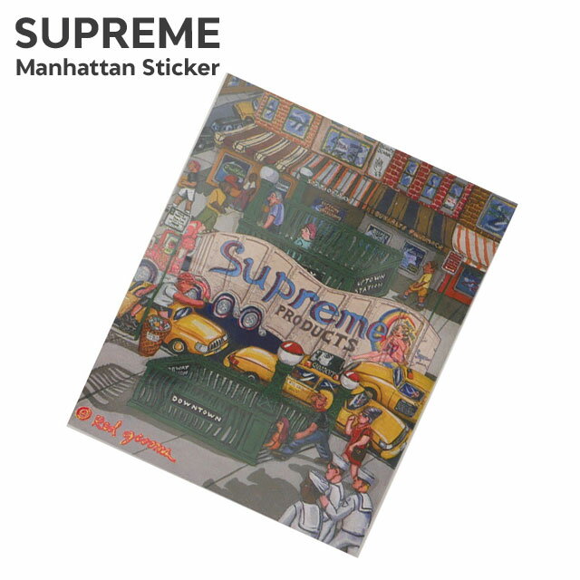 楽天CliffEdgeR正規品・本物保証 新品 シュプリーム SUPREME Manhattan Sticker ステッカー メンズ レディース グッズ