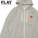 正規品 本物保証 新品 プレイ コムデギャルソン PLAY COMME des GARCONS x インベーダー Invader Hooded Sweatshirt パーカー GRAY グレー 灰色 メンズ レディース SWT/HOODY