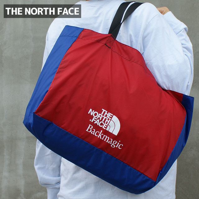 正規品・本物保証 新品 ザ・ノースフェイス THE NORTH FACE Backmagic 店舗限定 BM LOOP Tote M トートバッグ SS(スカーレットセイジxソーダライトブルー) NM82245R メンズ レディース グッズ 1