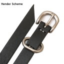 正規品・本物保証 新品 エンダースキーマ Hender Scheme Tail Belt テイル レザー ベルト BLACK ブラック 黒 メンズ レディース グッズ