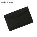 yʌʉiz Vi G_[XL[} Hender Scheme Hairy Cardholder J[hP[X BLACK ubN  Y fB[X ObY