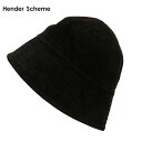 KiE{ۏ Vi G_[XL[} Hender Scheme Pig Bucket Hat oPbgnbg BLACK ubN  Y fB[X wbhEFA