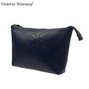 アクセサリーポーチ 正規品・本物保証 新品 ヴィヴィアン・ウエストウッド Vivienne Westwood HAMILTON POUCH M ポーチ NAVY ネイビー 紺 メンズ レディース グッズ