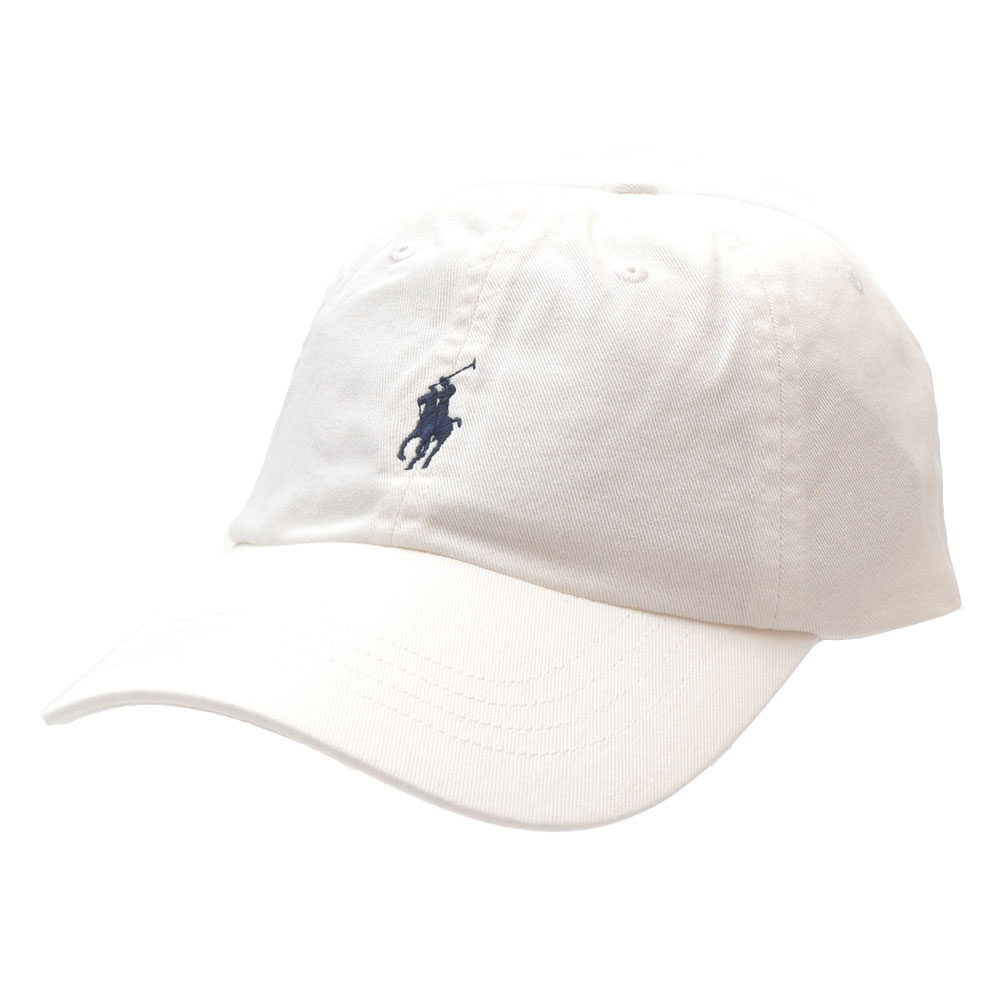 正規品・本物保証 新品 ポロ ラルフローレン POLO RALPH LAUREN Classic Baseball Cap 6パネル キャップ White ホワイト メンズ レディース 新作 ヘッドウェア