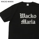 正規品 本物保証 新品 ワコマリア WACKO MARIA WASHED H.WEIGHT CREW NECK T-SHIRT(TYPE-2) Tシャツ BLACK ブラック 黒 メンズ 新作 半袖Tシャツ