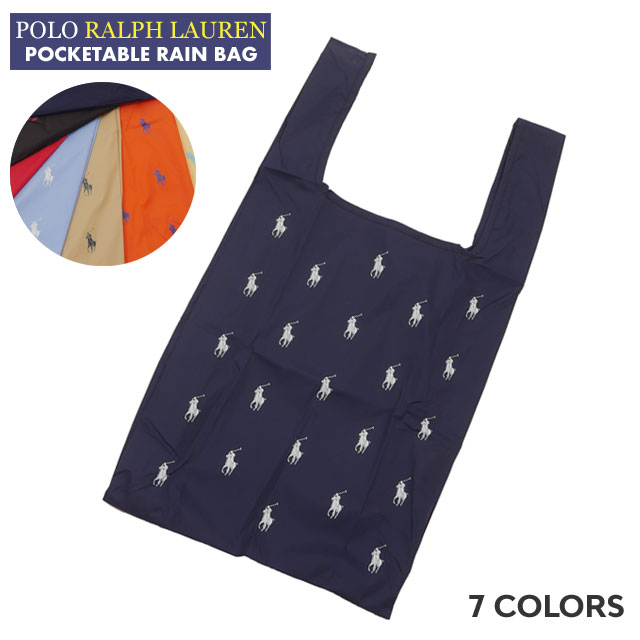 正規品・本物保証 新品 ポロ ラルフローレン POLO RALPH LAUREN POCKETABLE RAIN BAG ポケッタブル レインバッグ トートバッグ メンズ レディース グッズのサムネイル