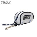 KiE{ۏ Vi | t[ POLO RALPH LAUREN RLY103A Ball Pouch {[|[` P[X WHITE zCg  POLO GOLF |St Y fB[X ObY