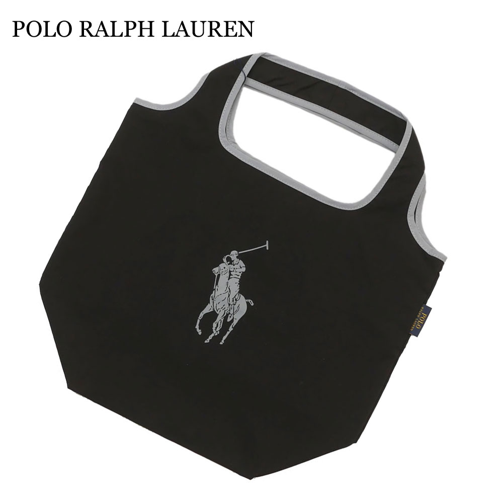 正規品・本物保証 新品 ポロ ラルフローレン POLO RALPH LAUREN 11805003 TOTE BAG トートバッグ BLACK ブラック 黒 メンズ レディース グッズ