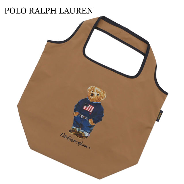 ラルフローレン 正規品・本物保証 新品 ポロ ラルフローレン POLO RALPH LAUREN ポロベア Shopping Bag ショッピングバッグ トートバッグ BROWN ブラウン 茶 メンズ レディース グッズ