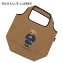 正規品・本物保証 新品 ポロ ラルフローレン POLO RALPH LAUREN ポロベア Shopping Bag ショッピングバッグ トートバッグ BROWN ブラウン 茶 メンズ レディース グッズ