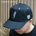 KiE{ۏ Vi VmR^P YOSHINORI KOTAKE V LOGO MESH CAP bVLbv BLACK ubN Y fB[X V wbhEFA