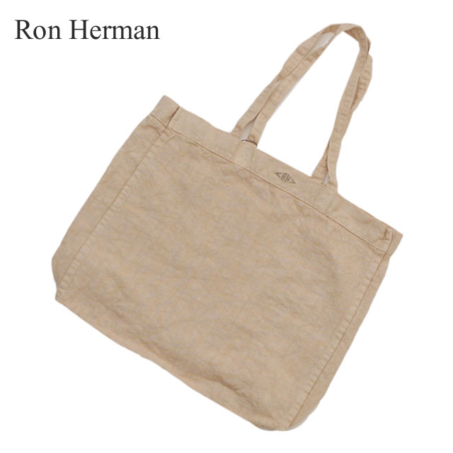 ロンハーマン　マザーズバッグ 正規品・本物保証 新品 ロンハーマン Ron Herman Linen Grocery Bag トートバッグ BEIGE ベージュ メンズ レディース 新作 グッズ