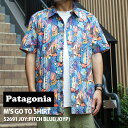 パタゴニア 正規品・本物保証 新品 パタゴニア Patagonia M's Go To Shirts メンズ ゴー トゥ シャツ 52691 JOYP JOY PITCH BLUE メンズ レディース アウトドア キャンプ サーフ 海 山 新作 TOPS