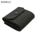 正規品 本物保証 新品 ビアベリー BEERBELLY HATCHBACK ハッチバック コンパクト 財布 ウォレット BLACK-PUEBLO プエブロレザー メンズ レディース グッズ