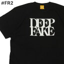 正規品 本物保証 新品 エフアールツー FR2 DEEP FAKE T-shirt Tシャツ FR2 BLACK ブラック 新作 スモーキングキルズ ボックスロゴ Fxxking Rabbits うさぎ 半袖Tシャツ