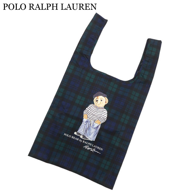 ラルフローレン 正規品・本物保証 新品 ポロ ラルフローレン POLO RALPH LAUREN CHECK BELT RAIN BAG チェック柄 ベルト付き レインバッグ トートバッグ GREEN CHECK メンズ レディース グッズ