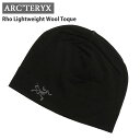 正規品 本物保証 新品 アークテリクス ARC 039 TERYX Rho Lightweight Wool Toque ビーニー BLACK ブラック X000005990 ヘッドウェア