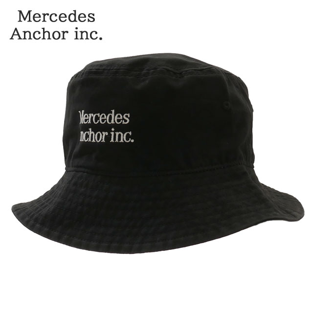 ʡʪݾ  륻ǥ 󥫡 MERCEDES ANCHOR INC. BUCKET HAT Хå ϥå BLA...