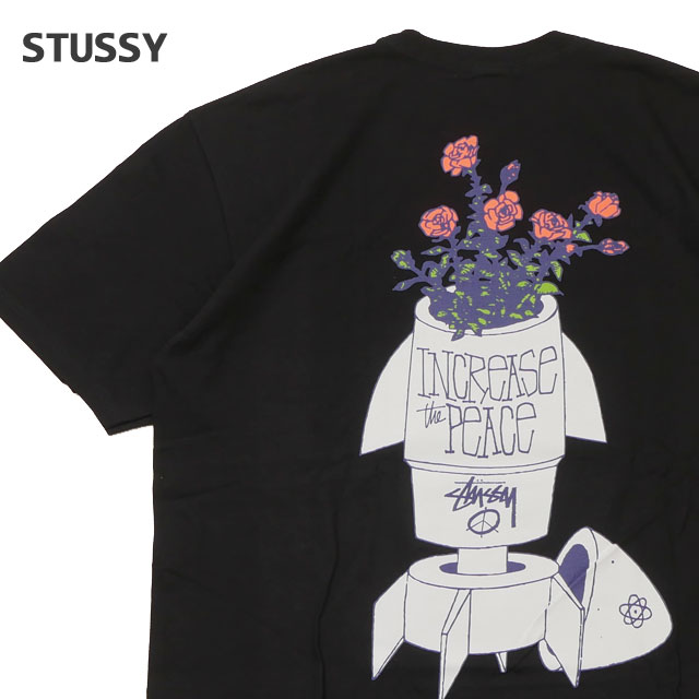 正規品・本物保証 新品 ステューシー STUSSY FLOWER BOMB TEE Tシャツ BLACK ブラック メンズ 新作 半袖Tシャツのサムネイル