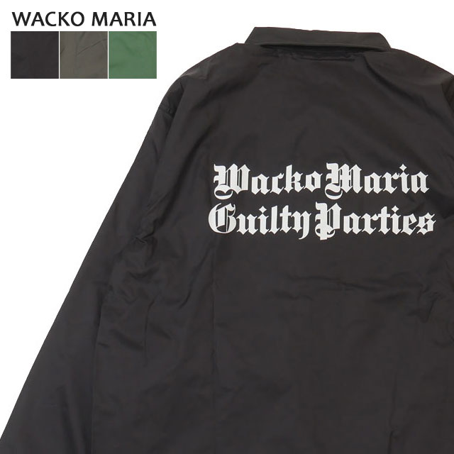 正規品・本物保証 新品 ワコマリア WACKO MARIA COACH JACKET コーチジャケット メンズ 新作E-WMO-BL01 OUTER