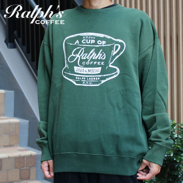 正規品・本物保証 新品 ラルフズ コーヒー Ralph's Coffee クルーネック スウェットシャツ 新作 ポロ ラルフローレン POLO RALPH LAUREN SWT/HOODY