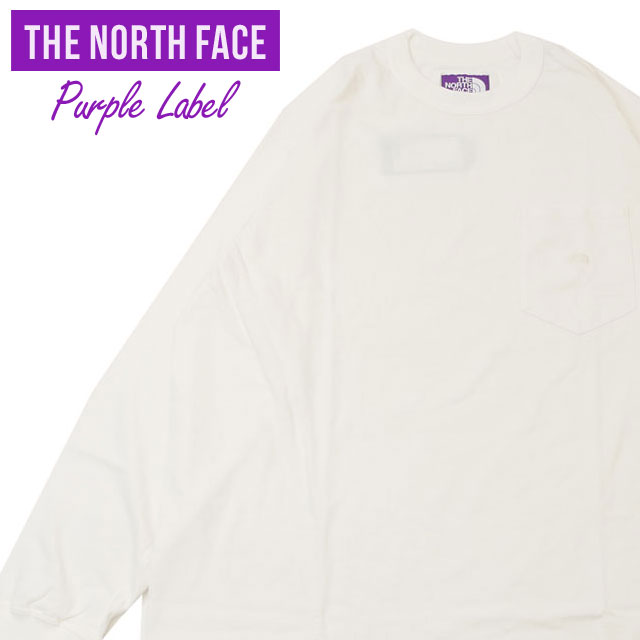 正規品・本物保証 新品 ザ・ノースフェイス パープルレーベル THE NORTH FACE PURPLE LABEL 7oz Long Sleeve Pocket Tee 長袖Tシャツ 新作 NT3365N TOPS