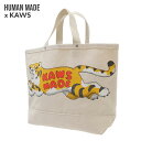 KiE{ۏ Vi q[}Ch HUMAN MADE x JEY KAWS TOTE BAG LARGE #1 g[g obO V NIGO jS[ APE KAWS K[YhgNC ObY