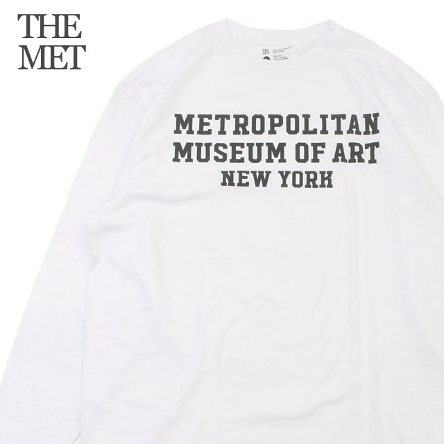 楽天CliffEdgeR正規品・本物保証 新品 メトロポリタン美術館 The Metropolitan Museum of Art MET Met Campus Long-Sleeve Tee 長袖Tシャツ メンズ ミュージアムショップ 限定 国内未発売 TOPS