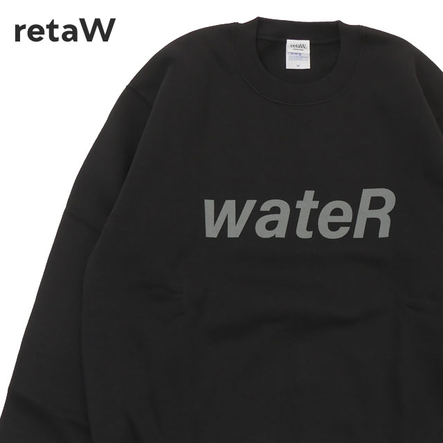正規品・本物保証 新品 フラグメントデザイン Fragment Design x リトゥ retaW Crewneck Sweatshirt wateR logo スウェット メンズ 新作 SWT/HOODY