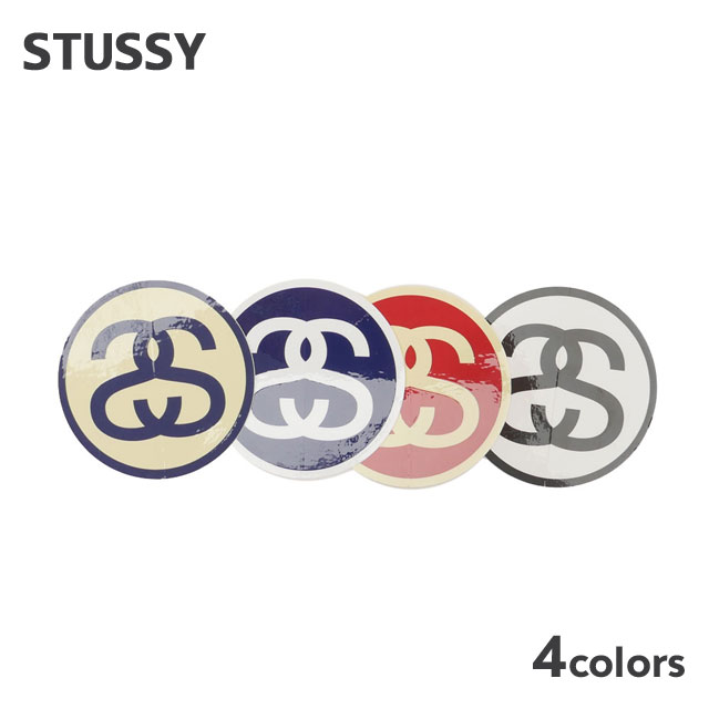 楽天CliffEdgeR正規品・本物保証 新品 ステューシー STUSSY SS LINK STICKER ステッカー メンズ レディース スケート ストリート エイトボール ストックロゴ ストゥーシー スチューシー グッズ