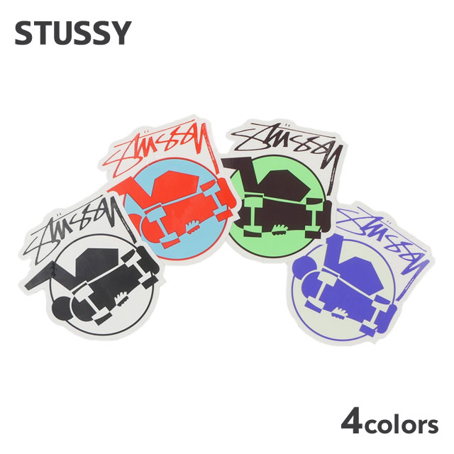 正規品・本物保証 新品 ステューシー STUSSY SK8 MAN STICKER ステッカー メンズ レディース スケート ストリート エイトボール ストックロゴ ストゥーシー スチューシー グッズ