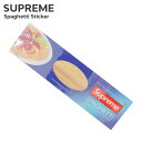 KiE{ۏ Vi Vv[ SUPREME Spaghetti Sticker XebJ[ Y fB[X V Xg[g XP[g XP[^[ ObY