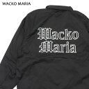 正規品 本物保証 新品 ワコマリア WACKO MARIA COACH JACKET コーチジャケット メンズ 新作 24SSE-WMO-BL06 OUTER