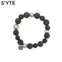 正規品・本物保証 新品 サイト S'YTE ONYX BEAD+LAVA STONE BRACELET オニキス ラヴァストーン ブレスレット メンズ レディース Yohji Yamamoto ヨウジヤマモト プリュス プールオム ワイスリー Y-3 山本耀司 グッズ