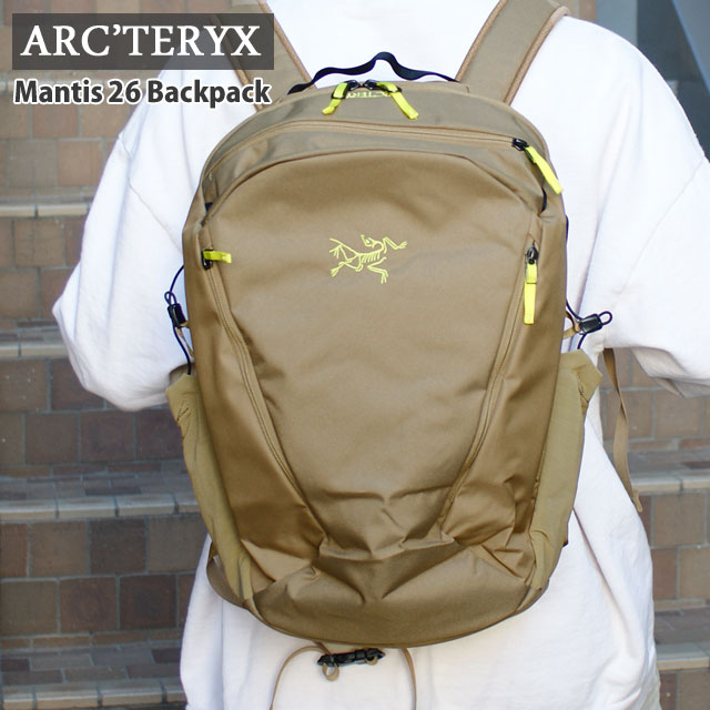 正規品・本物保証 新品 アークテリクス ARC'TERYX Mantis 26 Backpack マンティス26 バックパック 新作 X000006044 アウトドア キャンプ クライミング 登山 通勤 ビジネス グッズ