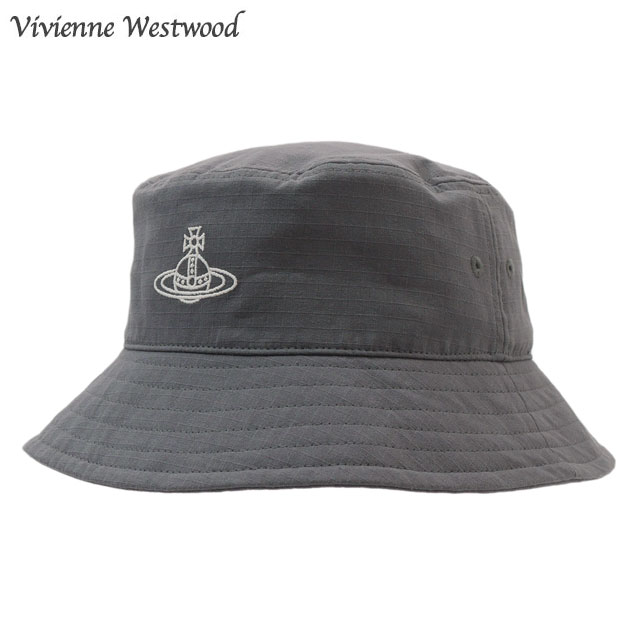 正規品・本物保証 新品 ヴィヴィアン・ウエストウッド Vivienne Westwood ロンドン リップストップ バケットハット LONDON BUCKET HAT バケハ 新作 UV加工 ヘッドウェア