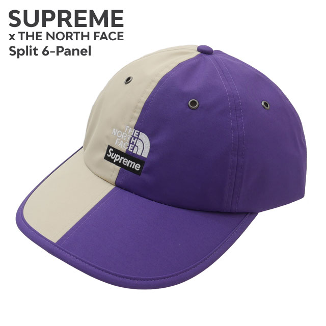 正規品 本物保証 新品 シュプリーム SUPREME x ザ ノースフェイス THE NORTH FACE 24SS Split 6 Panel スプリット 6パネル キャップ メンズ 2024SS 新作 BOX LOGO ボックスロゴ ヘッドウェア