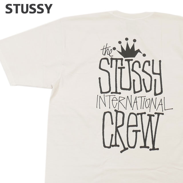 正規品・本物保証 新品 ステューシー STUSSY CROWN INTERNATIONAL PIG DYED TEE Tシャツ メンズ 新作 半袖Tシャツ