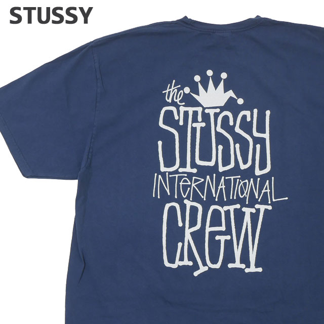 正規品・本物保証 新品 ステューシー STUSSY CROWN INTERNATIONAL PIG DYED TEE Tシャツ メンズ 新作 半袖Tシャツ