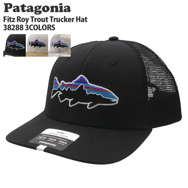 正規品 本物保証 24SS新作追加 新品 パタゴニア Patagonia Fitz Roy Trout Trucker Hat フィッツロイ トラウト トラッカー ハット キャップ 38288 メンズ レディース アウトドア キャンプ 新作 ヘッドウェア