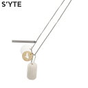 KiE{ۏ TCg S'YTE BRASS DOG TAG NECKLACE lbNX Yohji Yamamoto EW}g 267-000226-012 ObY