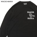 KiE{ۏ R}A WACKO MARIA 56 TATTOO STUDIO CREW NECK LONG SLEEVE T-SHIRT 202-001335-061 TOPS