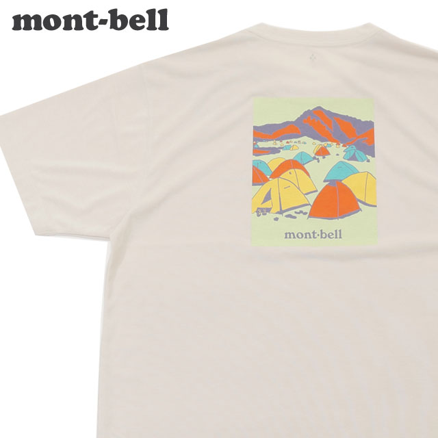 モンベル トップス レディース 正規品・本物保証 新品 モンベル mont-bell WIC.T 朝焼け前 Tシャツ メンズ レディース 1114725 半袖Tシャツ