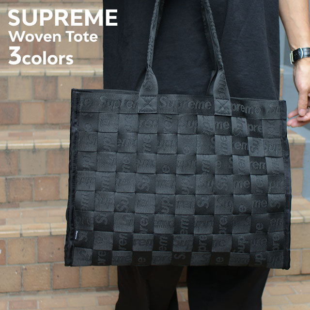 正規品・本物保証 新品 シュプリーム SUPREME 24SS Woven Tote トートバッグ メンズ レディース 2024SS 新作 ストリート スケート スケーター グッズのサムネイル